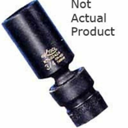 KEEN 0.37 in. Drive Swivel 6 Point Deep Impact Socket - 17 mm KE3534937